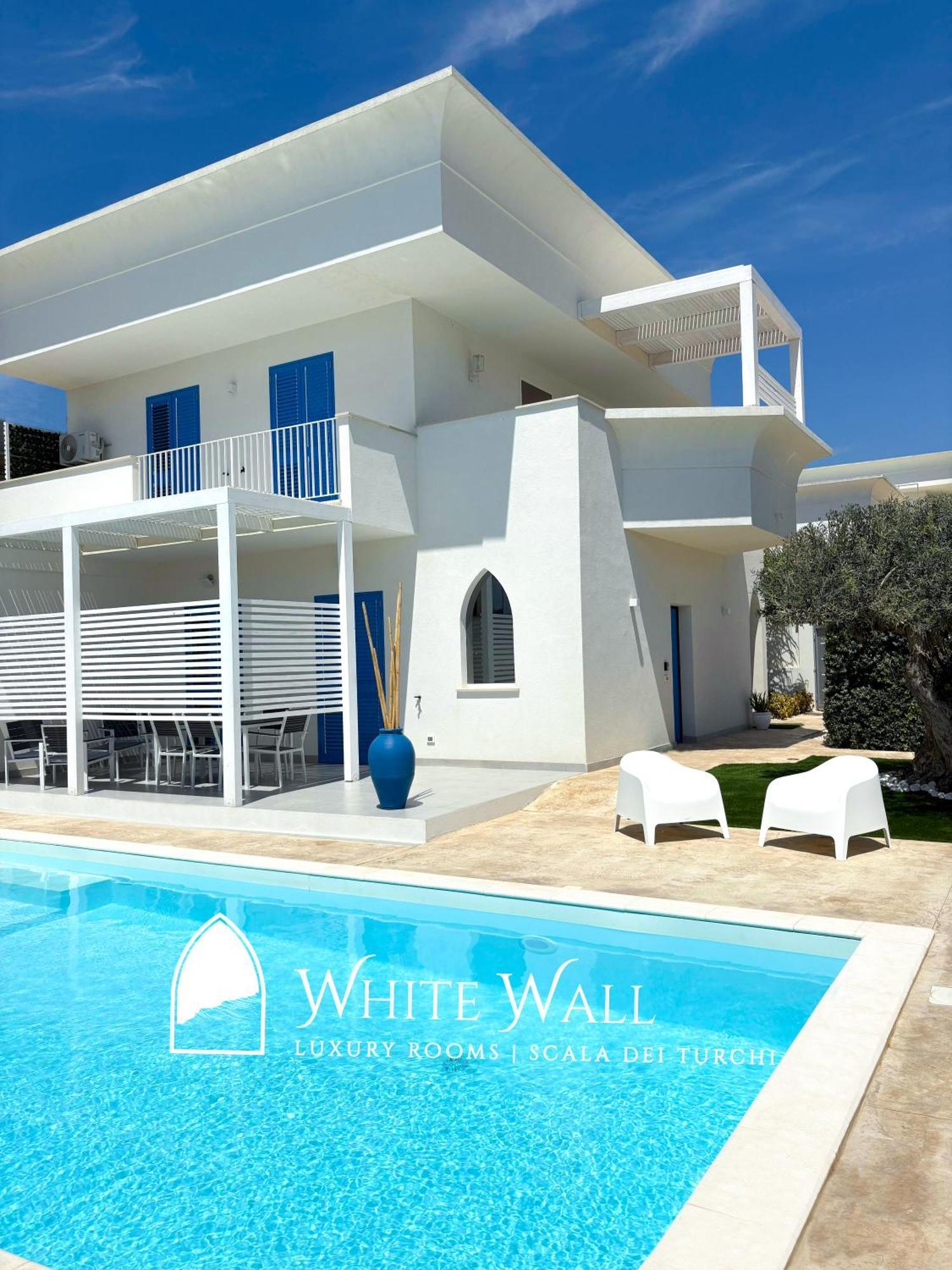 White Wall Luxury Rooms Scala Dei Turchi Realmonte Dış mekan fotoğraf